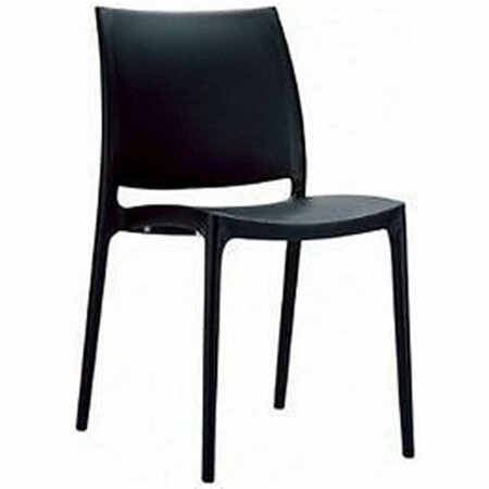 SIESTA Josephine Outdoor Dining Chair Black, 2PK ISP050-BLA